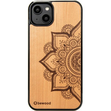 Bewood Mandala Apple Tree Wooden Case for iPhone 15 Plus - Light Brown