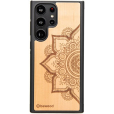 Bewood Mandala Apple Tree wooden case for Samsung Galaxy S23 Ultra - light brown