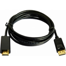 Brackton Kabelis Brackton DisplayPort Male - HDMI Male 2m Black