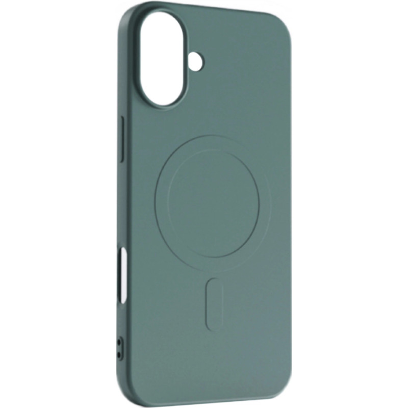 Hurtel Liquid Silicone Case MagSafe for iPhone 16 - dark green