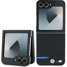 BMW Carbon Blue Line Case for Samsung Galaxy Z Flip 6 - Black