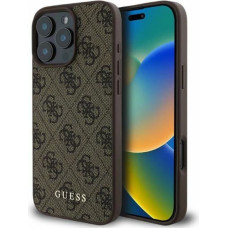 Guess 4G Classic iPhone 16 Pro Case - Brown