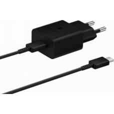 Samsung Tikla lādētājs Samsung 15W PD USB-C Melns