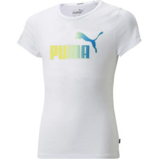 Puma ESS+ Bleach Logo Tee G Jr 846954 02 (116cm)