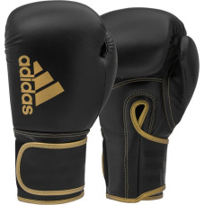 Adidas HYBRID 80 ADIH80 boxing gloves black gold (16 oz)