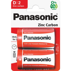 Panasonic R20-2BB (D) Blistera iepakojumā 2gb