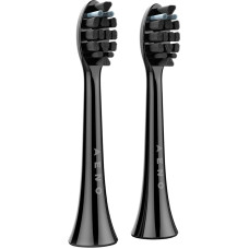 Aeno Replacement toothbrush heads, Black, Dupont bristles, 2pcs in set (for ADB0004/ADB0006 and ADB0003/ADB0005)