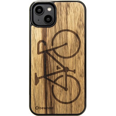 Bewood Bicycle Limba Case for iPhone 15 Plus - Light Brown