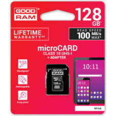 Goodram 128GB microSDXC class 10 UHS I + Adapter