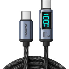 Joyroom Prism Series A16 USB-C / USB-C 100W 1.2m Cable with LED Display - Black