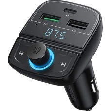 Ugreen FM Transmitter Bluetooth 5.0 MP3 car charger 3x USB TF micro SD 4.8 A black (CD229)