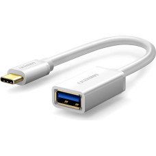 Ugreen US154 30702 USB-A 3.0 (female) / USB-C 3.0 (male) OTG adapter - white