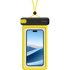 Baseus DeepDive waterproof IPX8 case with 4 layers of seal - black and yellow