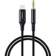 Choetech AUX007 Lighting / mini jack 3.5mm cable 1 m - black