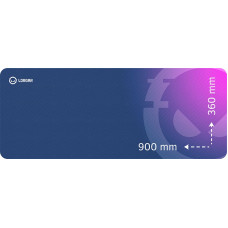 Lorgar Main 139, Gaming mouse pad, High-speed surface, Purple anti-slip rubber base, size: 900mm x 360mm x 3mm, weight 0.6kg