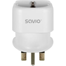 Savio Strāvas adapteris SAVIO Travel adapter EU socket – UK plug