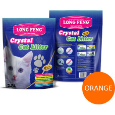 Long Feng Silica gel cat litter Long Feng Orange 10l - silikona smiltis