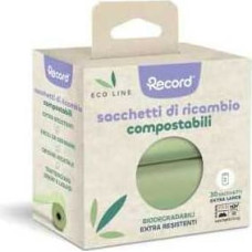 Record Izkārnījumu maisiņi Compostable 22x33 cm, 2 gb zaļa