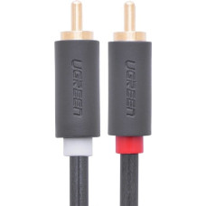 Ugreen AV104 10520 audio cable 2RCA (male) / 2RCA (male) 5m - gray