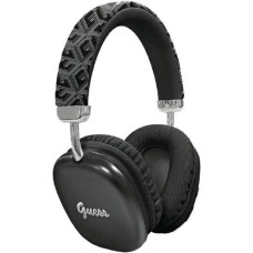 Guess GCube Metallic Script Logo Bluetooth on-ear headphones - black