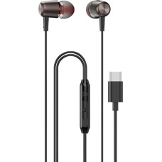 Dudao X1PROT in-ear wired USB-C headphones 1.2 m - black