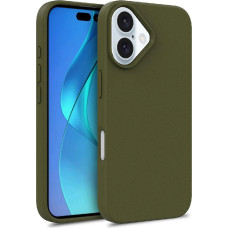 Hurtel Multiple Color Wheat Case MagSafe for iPhone 16 - dark green