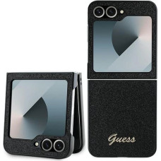 Guess 4G Glitter Script Case for Samsung Galaxy Z Flip 6 - Black