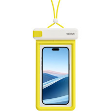 Baseus DeepDive case waterproof IPX8 with 4 layers of seal - white and yellow