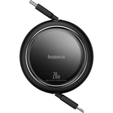 Baseus Free2Pull retractable USB-C / Lightning cable 20W 1m - black