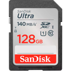 Sandisk Ultra 128GB SDXC Memory Card 140MB/s, EAN: 619659200190