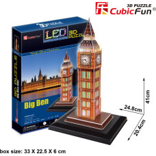 Cubic Fun CUBICFUN LED 3D puzle Big Ben