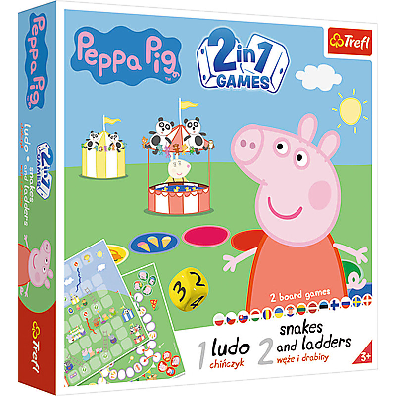 Trefl PEPPA PIG Boardgame 2 in 1 Peppa Pig