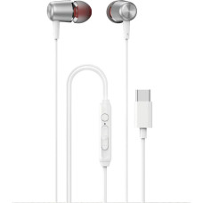 Dudao X1PROT in-ear wired USB-C headphones 1.2 m - white