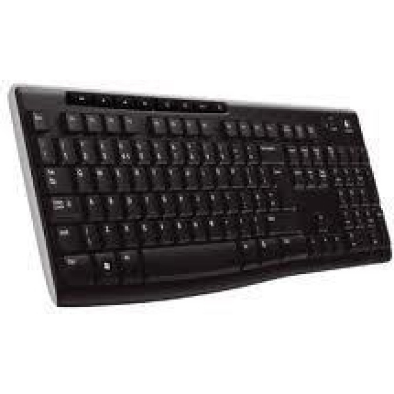 Logitech K270 Wireless Keyboard - BLACK - US INT'L - EER