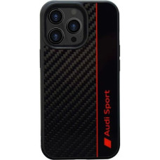 Audi Carbon Fiber Stripe iPhone 13 Pro / 13 6.1" black/black hardcase AUS-TPUPCIP13P-R8/D1-BK