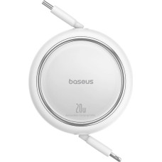 Baseus Free2Pull retractable USB-C / Lightning cable 20W 1m - white