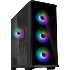 Zalman Z10 DUO ATX ZM-IF120 x4 Black