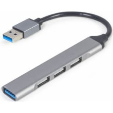 Gembird USB Centrmezgls Gembird 4-port USB 3.1 Silver