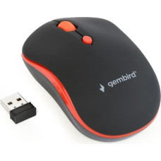 Gembird MOUSE USB OPTICAL WRL BLACK/RED MUSW-4B-03-R GEMBIRD