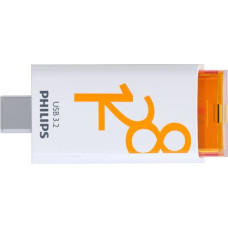 Philips USB-C 3.2 Gen 1 Flash Drive Click sunrise Orange 128GB