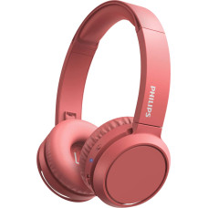 Philips austiņas On-Ear ar Bluetooth, sarkanas - TAH4205RD/00