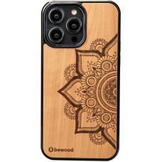 Bewood Mandala Apple Tree Wooden Case for iPhone 15 Pro Max - Light Brown