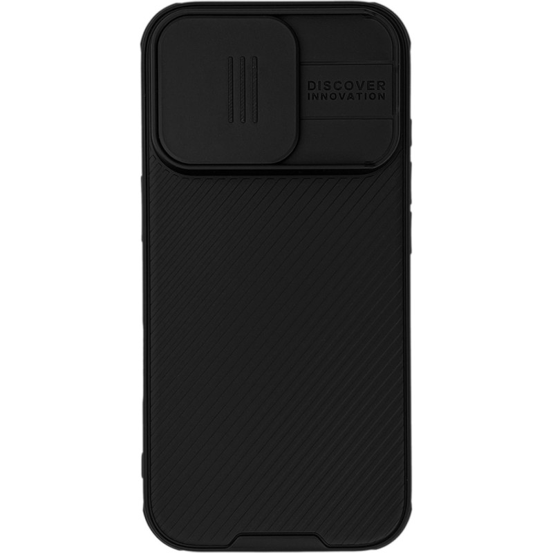 Nillkin CamShield Pro Case for iPhone 16 Pro with camera cover - black