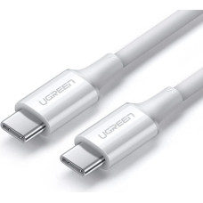 Ugreen cable USB Type C (male) to Type C (male) cable 1m white (US300)