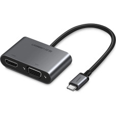 Ugreen CM162 50505 USB-C - HDMI / VGA / USB-A 3.0 / USB-C PD adapter - gray