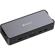 Verbatim USB centrmezgls Verbatim USB-C Pro Docking Station 15 in 1