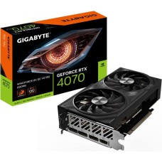 Gigabyte Graphics Card|GIGABYTE|NVIDIA GeForce RTX 4070|12 GB|GDDR6|192 bit|PCIE 4.0 16x|GPU 2490 MHz|Dual Slot Fansink|1xHDMI|3xDisplayPort|GV-N4070WF2OCV2-12GD