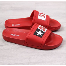 Big Star Rubber beach slippers Big Star W DD274A267 red (37)