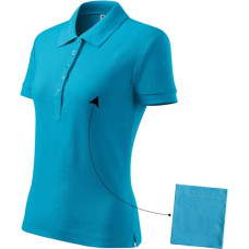 Malfini Cotton polo shirt W MLI-21344 turquoise (XL)