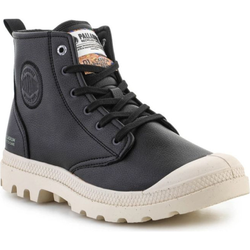 Palladium Pampa Hi Re-Vegan Leather U shoes 74378-008-M Black (EU 39)